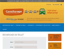 Tablet Screenshot of covoiturage.autoclubaix.com